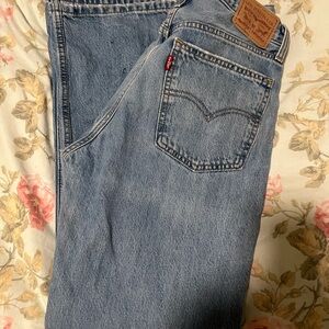 Levi's Blue Straight Jeans Classic Denim Style